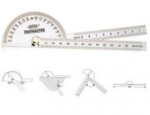 TWIN-HANDLE PROTRACTOR