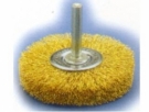 WIRE WHEEL BRUSHES WITH SHANK
