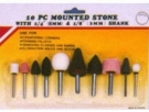 10PCS MOUNTED STONE SET