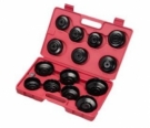 15PC CUP TYPE OIL FILTER WRENCH SET