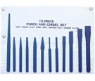 12 PIECES PUNCH AND CHISEL SET