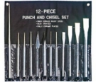 12 PIECES PUNCH AND CHISEL SET